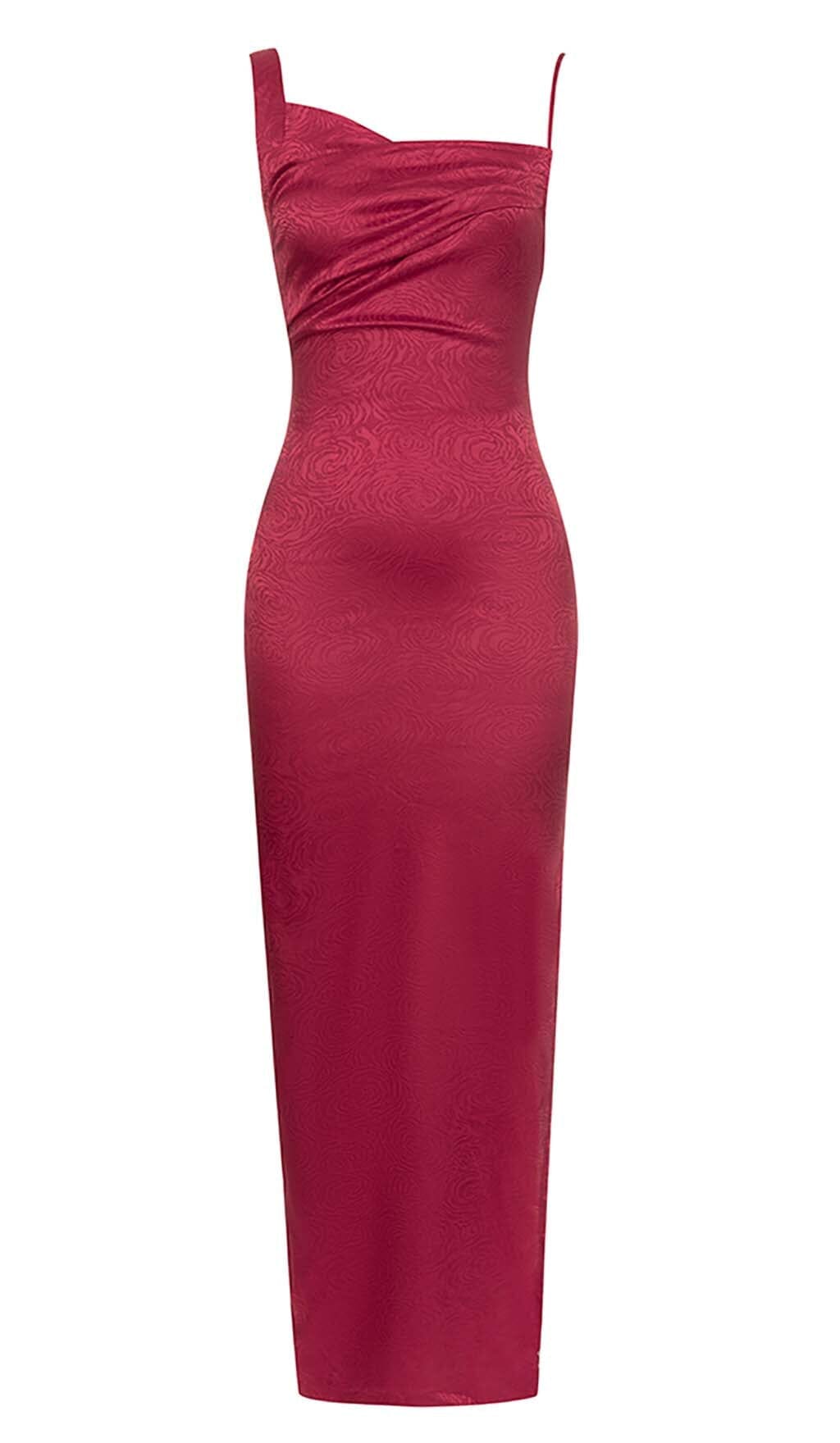 STRAP SATIN MAXI DRESS IN RUBY RED-SIS LABEL - DRESSES NEW IN NEW LOOK  SUMMER DRESSES – styleofcb