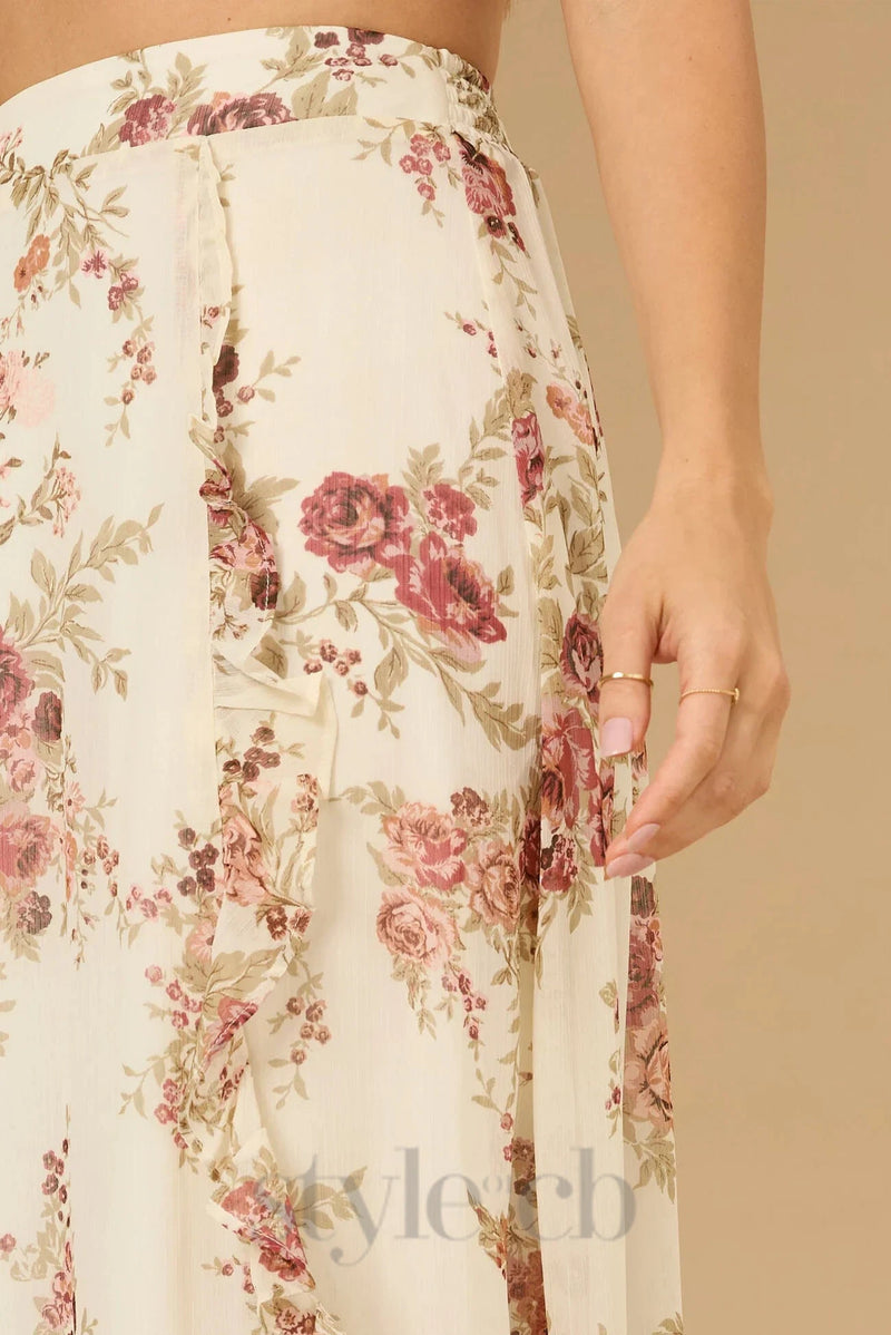 Isabella Floral Midi Skirt