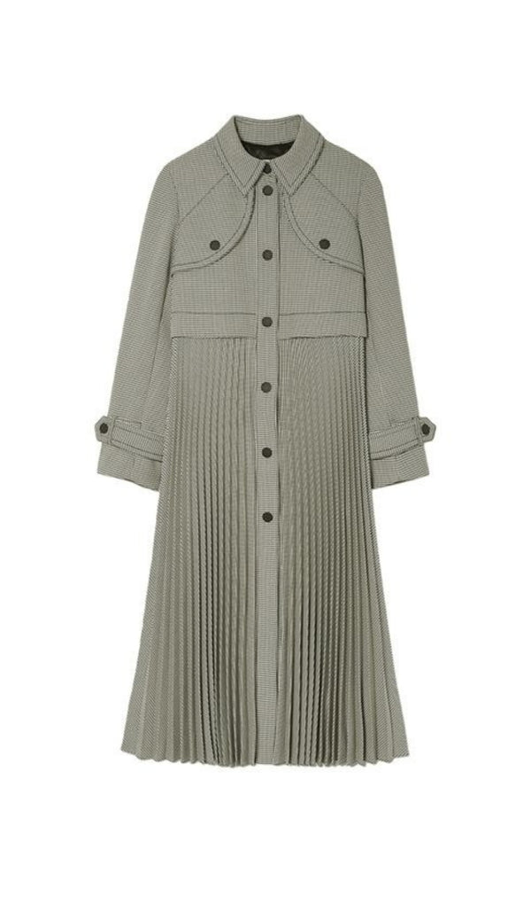 MATHILDA PLEATED TRENCH COAT