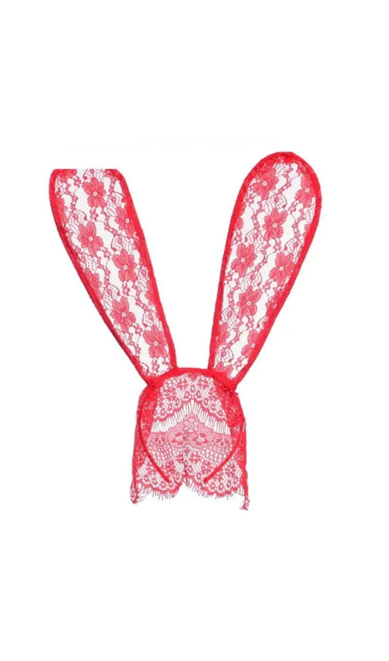 HOLLOW LACE BUNNY EAR