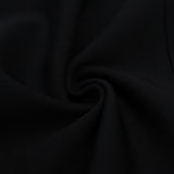 BLACK LACE BUTTON FRONT MERMAID HEM BANDAGE DRESS