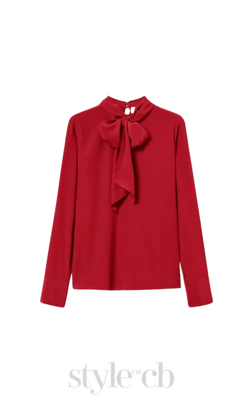twinset women's blouse in red