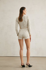 Martine long-sleeve fitted bodysuit