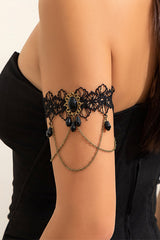 Kivi Crystal Water Drop Lace Armbands