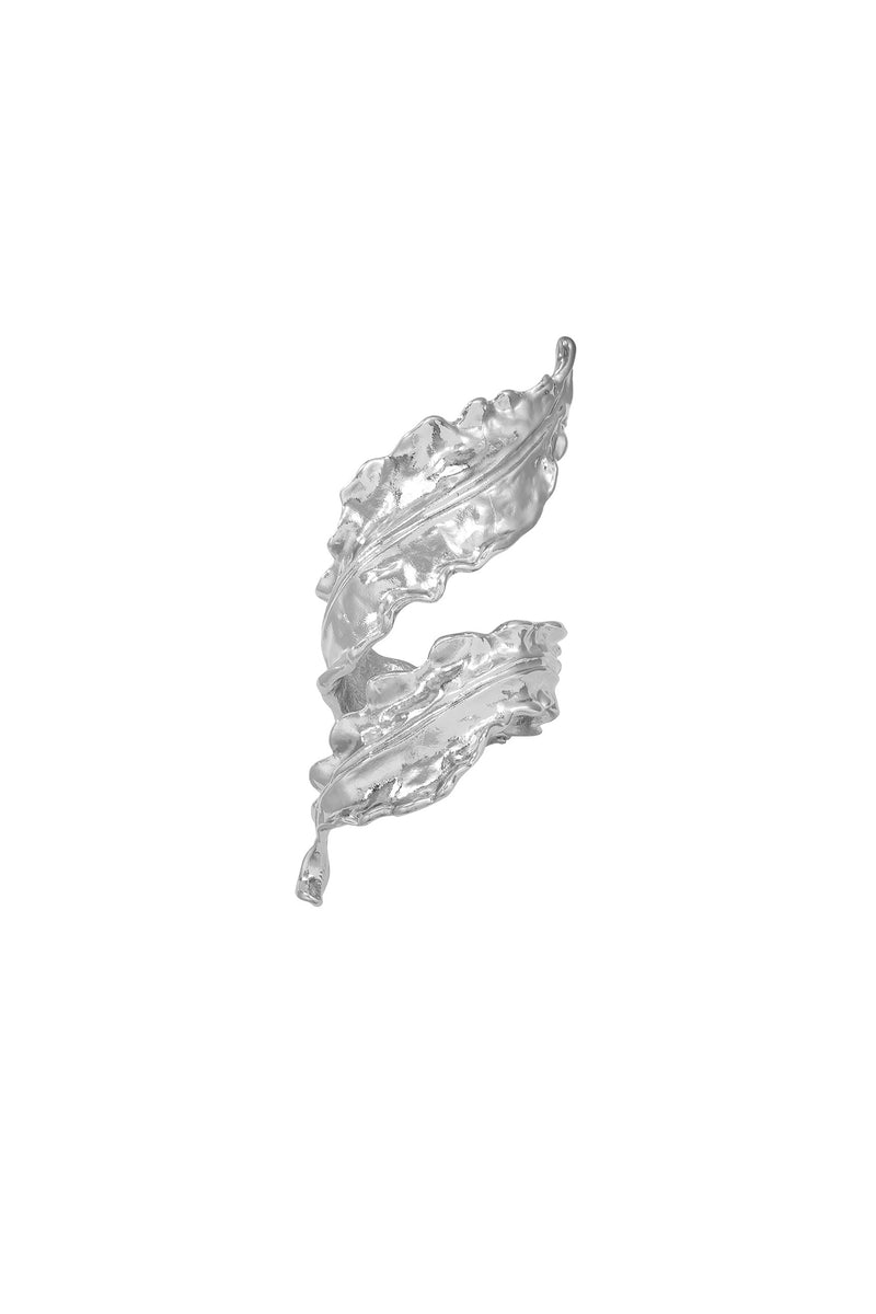 Racaco Silver Leaf Armband