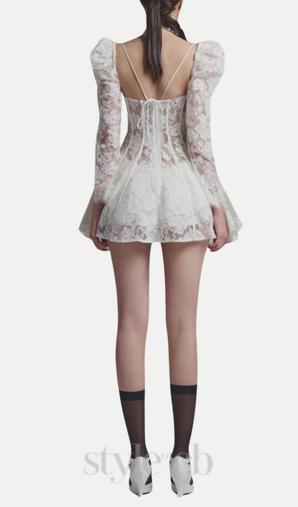 Caitlyn Lace Corset Mini Dress