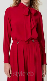 twinset women's blouse in red