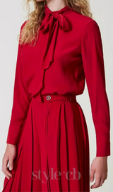 twinset women's blouse in red