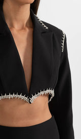 SILVER SPIKES ELEGANT TWO PIECE SET