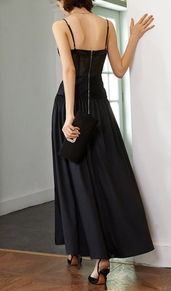 FISHBONE TUBE MAXI DRESS