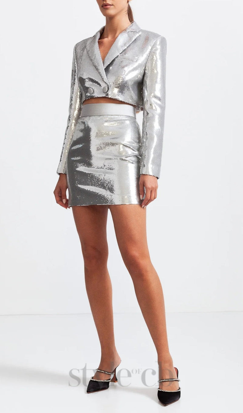 TWO PIECE SEQUIN SET