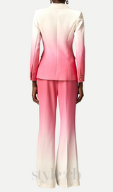 gradient blazer trousers matching set