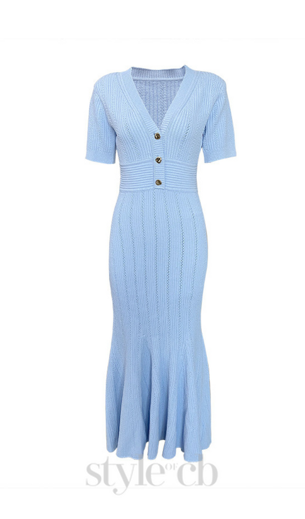 DOLORES POINTELLE MIDI DRESS