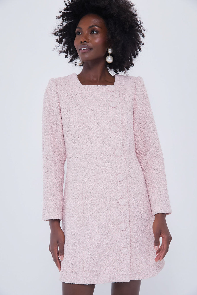 Pink Tweed Birkley Dress