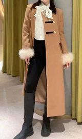 LONG SLEEVE SINGLE BREASTED OVERCOATS CLOTHES