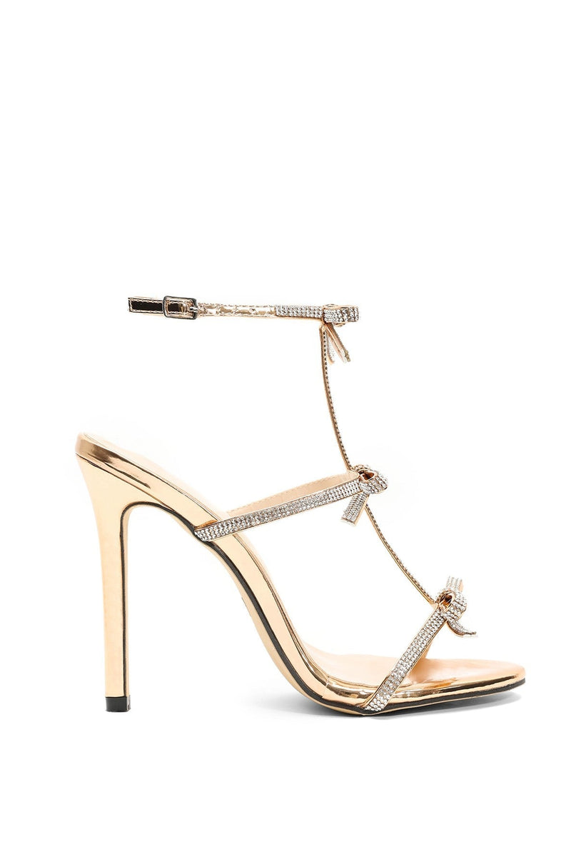 Aliaya Diamante Buckle Stiletto Sandals