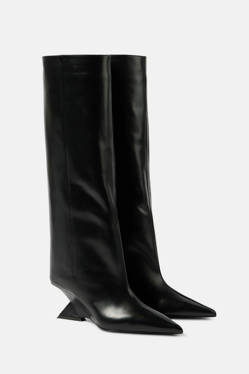 Astrid Heterotypic Knee-high Boots - Black