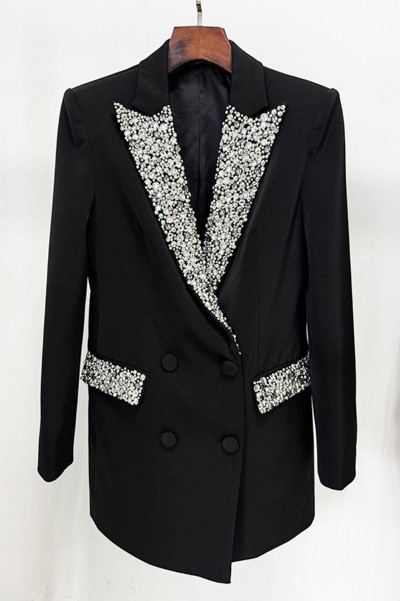 Brooklyn Diamante Embellished Blazer Dress