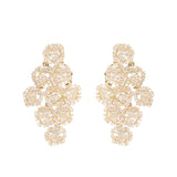 Ariane geometric crystal earrings