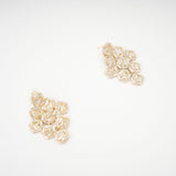 Ariane geometric crystal earrings