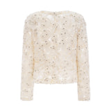 Marianne floral-appliqué embellished jacket