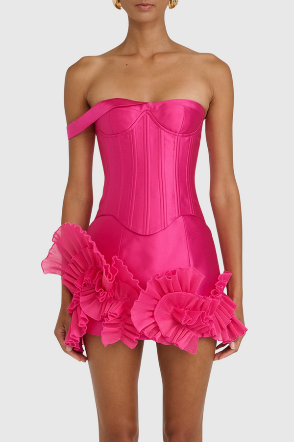 Kabir Satin Corset Two Piece Set