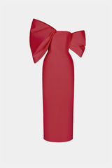 RED BIG BOW DRESS