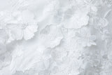 georgia 3d Floral Lace mini Dress in white