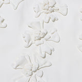 WHITE ANAXANDRA WHITE FLOWER MINI SKIRT
