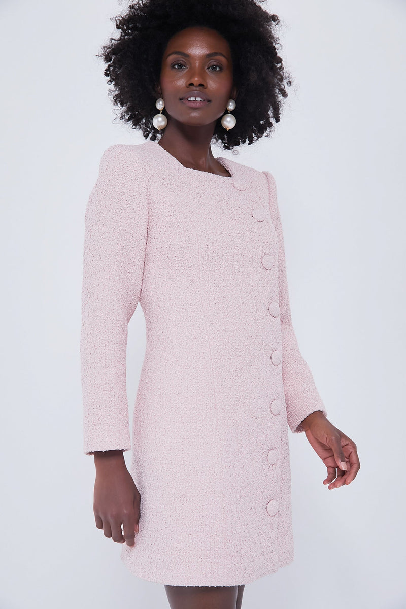 Pink Tweed Birkley Dress