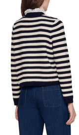 SAILOR STRIPED BRETON CARDIGAN