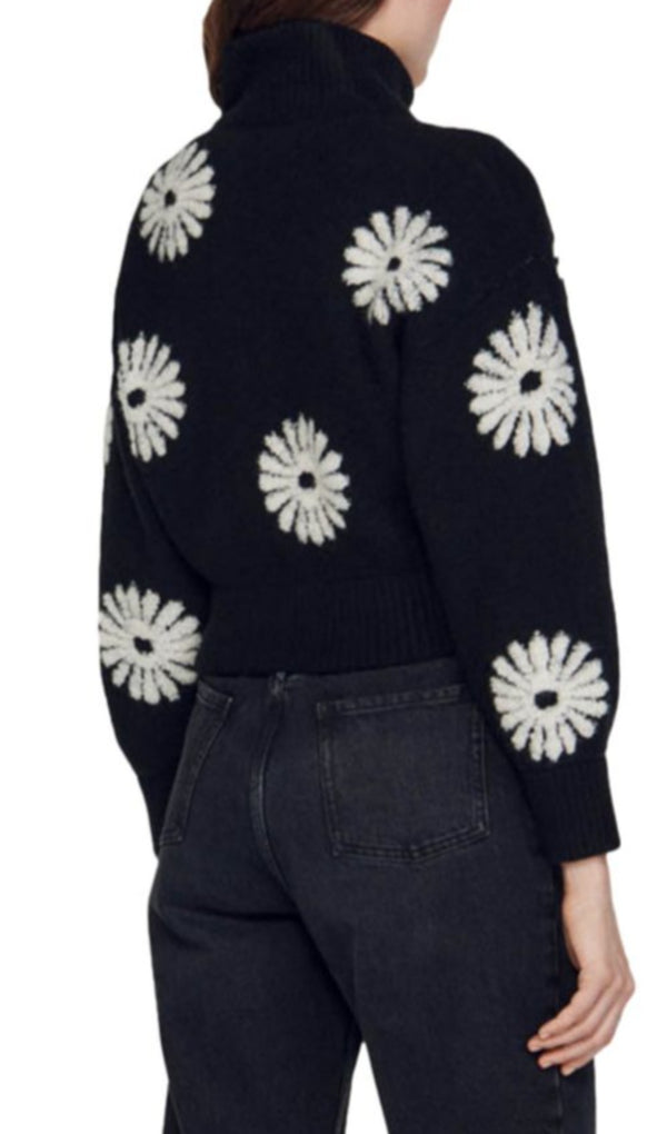 SILAS FLORAL JACQUARD SWEATER