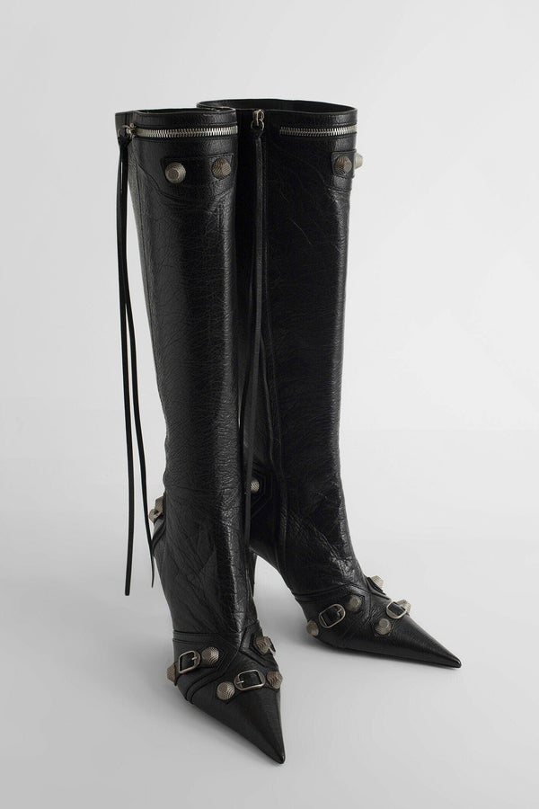 Shilia Zip Knee-high Boots - Black