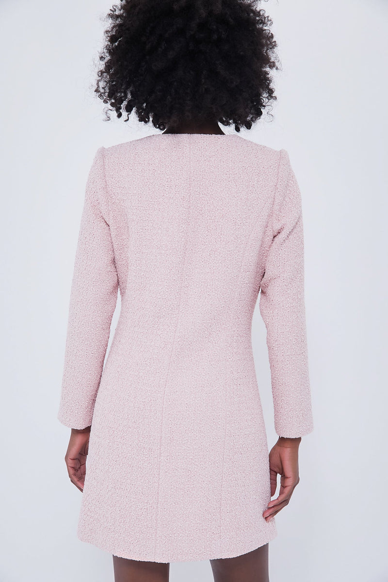 Pink Tweed Birkley Dress