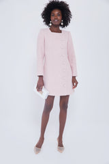 Pink Tweed Birkley Dress