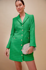 Emerald Tweed Stacie Dress