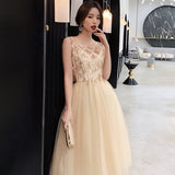 Gold Sequin Homcoming Dress