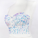 SEQUIN CROP TOP