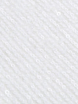 OSTRICH HAIR DECORATIVE BANDEAU MAXIC DRESS IN WHITE styleofcb 