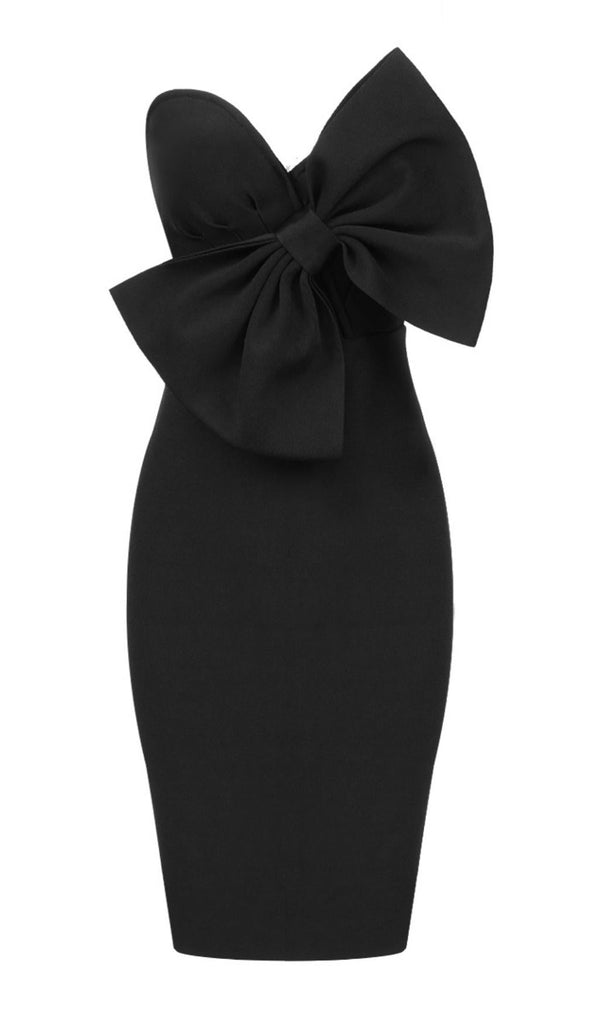 OFF THE SHOULDER BOWKNOT MIDI DRESS Dresses styleofcb 