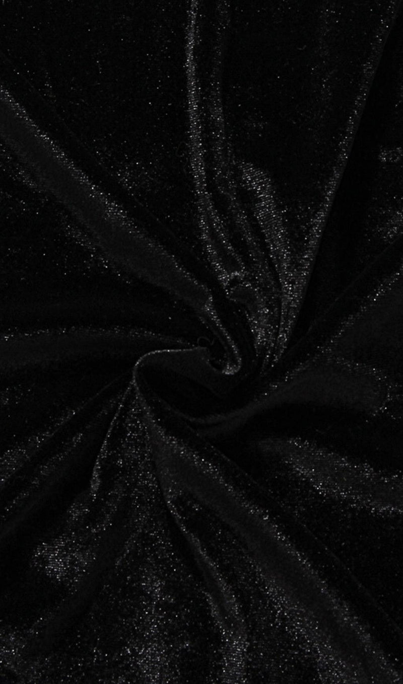 CRYSTAL V NECK MINI DRESS IN BLACK Dresses styleofcb 