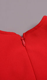 BANDAGE MIDI DRESS IN RED Dresses styleofcb 