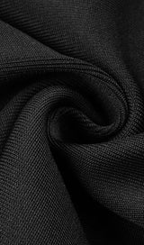 TUBE TOP TIGHT ZIPPER DRESS IN BLACK DREESES styleofcb 