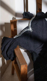 DIAMOND FLORAL BACKLESS MINI DRESS IN BLACK Dresses styleofcb 