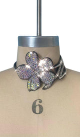 FLOWER DIAMOND NECKLACE Jewelry styleofcb 