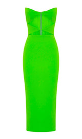 CUT OUT STRAPLESS MIDI DRESS Dresses styleofcb 