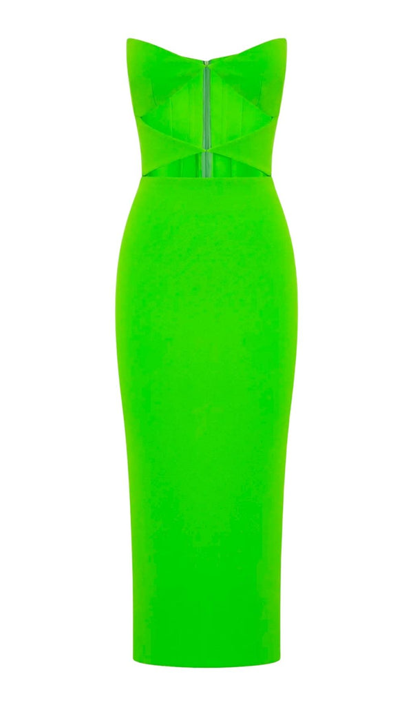 CUT OUT STRAPLESS MIDI DRESS Dresses styleofcb 