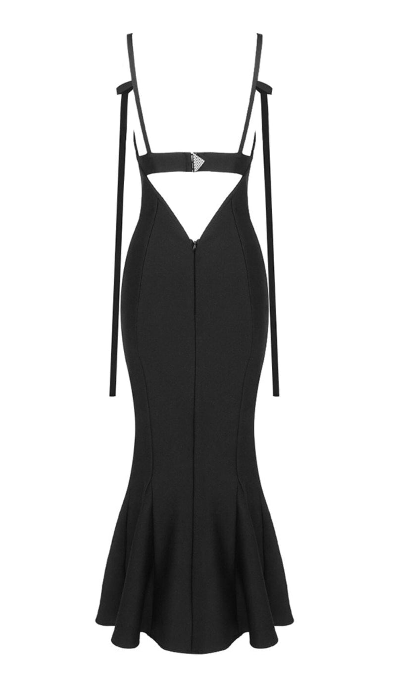 STRAPLESS STRAPY SLIM MAXI DRESS IN BLACK Dresses styleofcb 