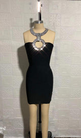STRAPLESS MINI DRESS IN BLACK Dresses styleofcb 