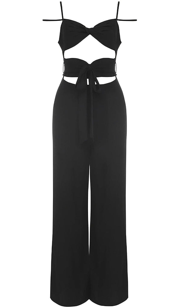 CUTOUT SLEEVELESS JUMPSUIT IN BLACK DRESS styleofcb 